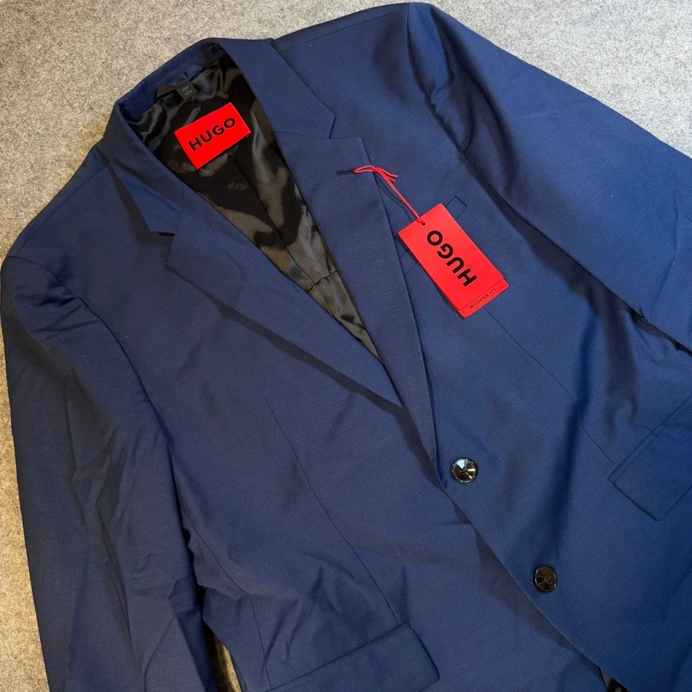 Hugo Boss Navy Blue Sport Coat Blazer